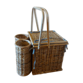 Panier à pique nique en rotin