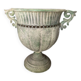 Round medici in patinated iron