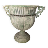 Round medici in patinated iron