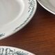 Set of 4 ironstone plates Longchamp model Belleville – Vais