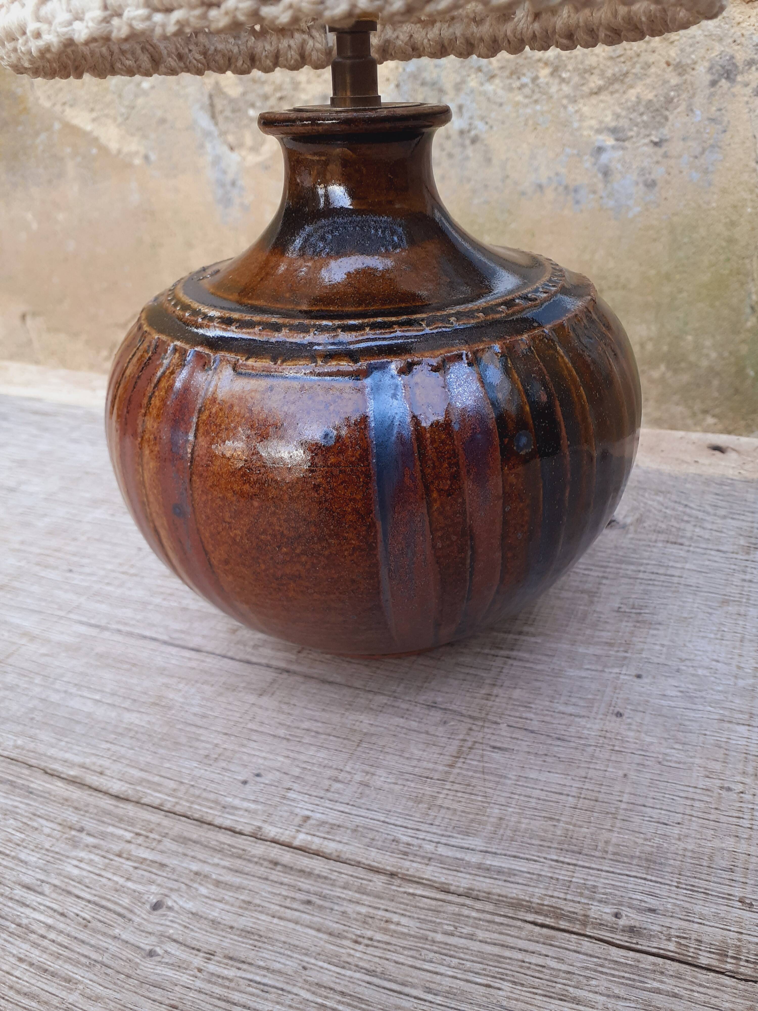 Ceramic lamp from the 50s/60s.