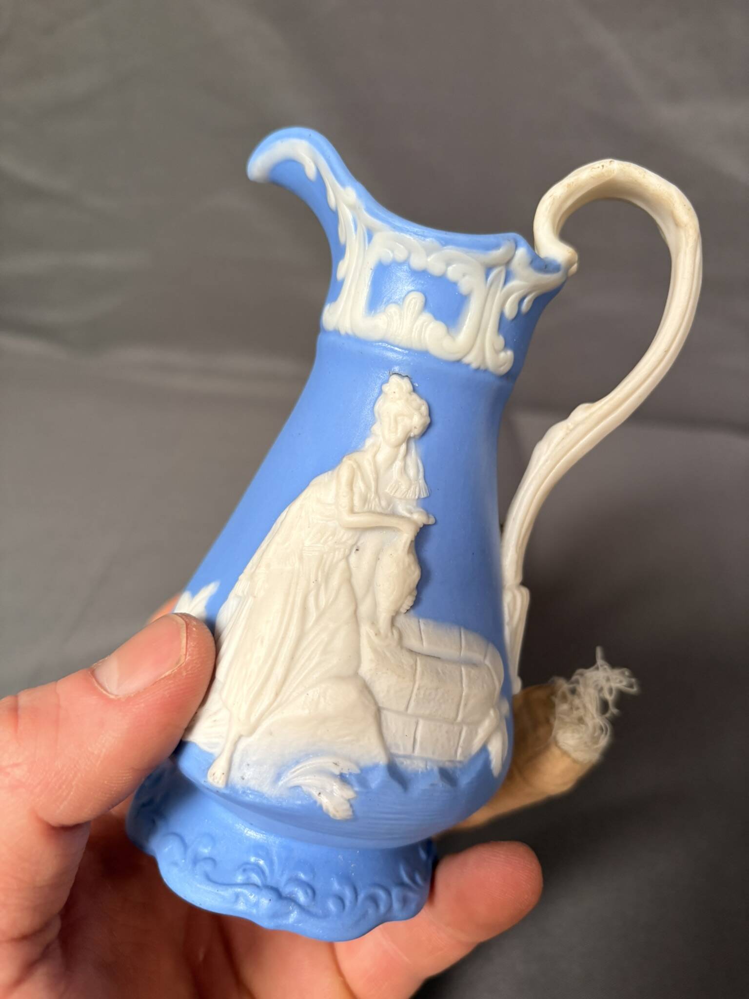 Cruche, pichet, vase en porcelaine victorienne Sam Alcock