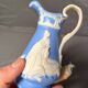 Victorian Porcelain Cruche Pitcher Vase Ewer Sam Alcock Woman Girl