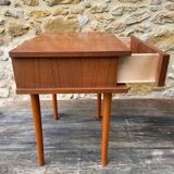 Vintage Scandinavian style bedside table, circa 1960's