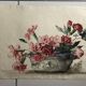 Gouache on paper - bouquet of carnations