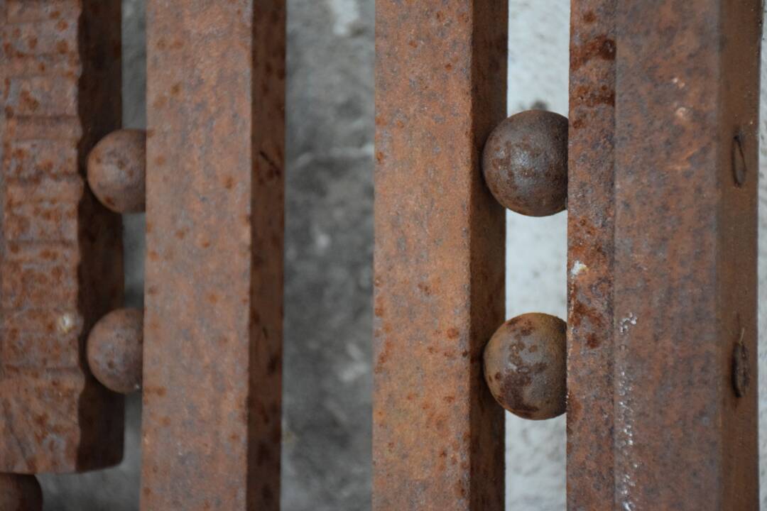 Metal and bronze ironwork entrance door Charles Piguet Lyon 1919