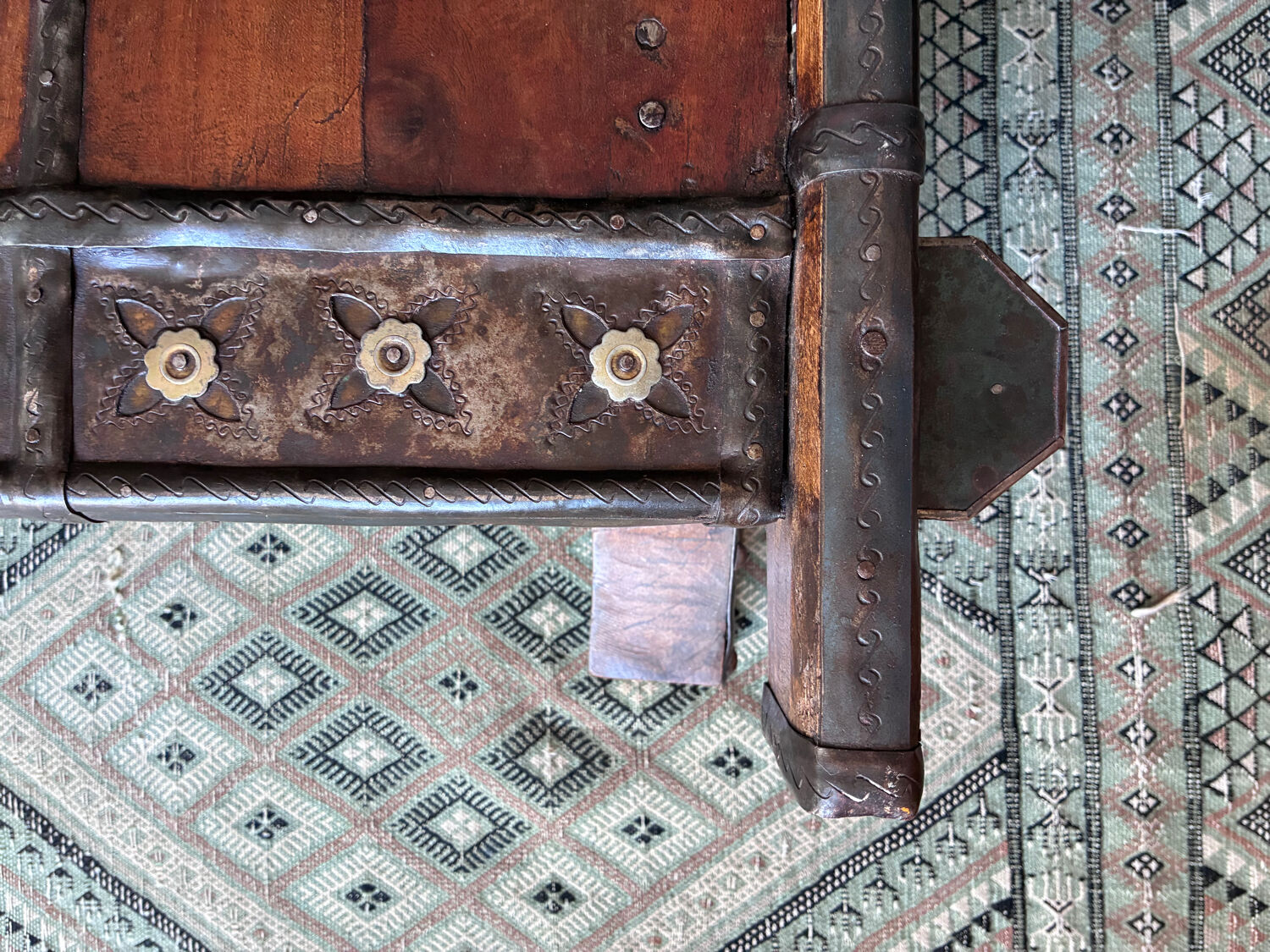 19th century Indian wooden coffee table