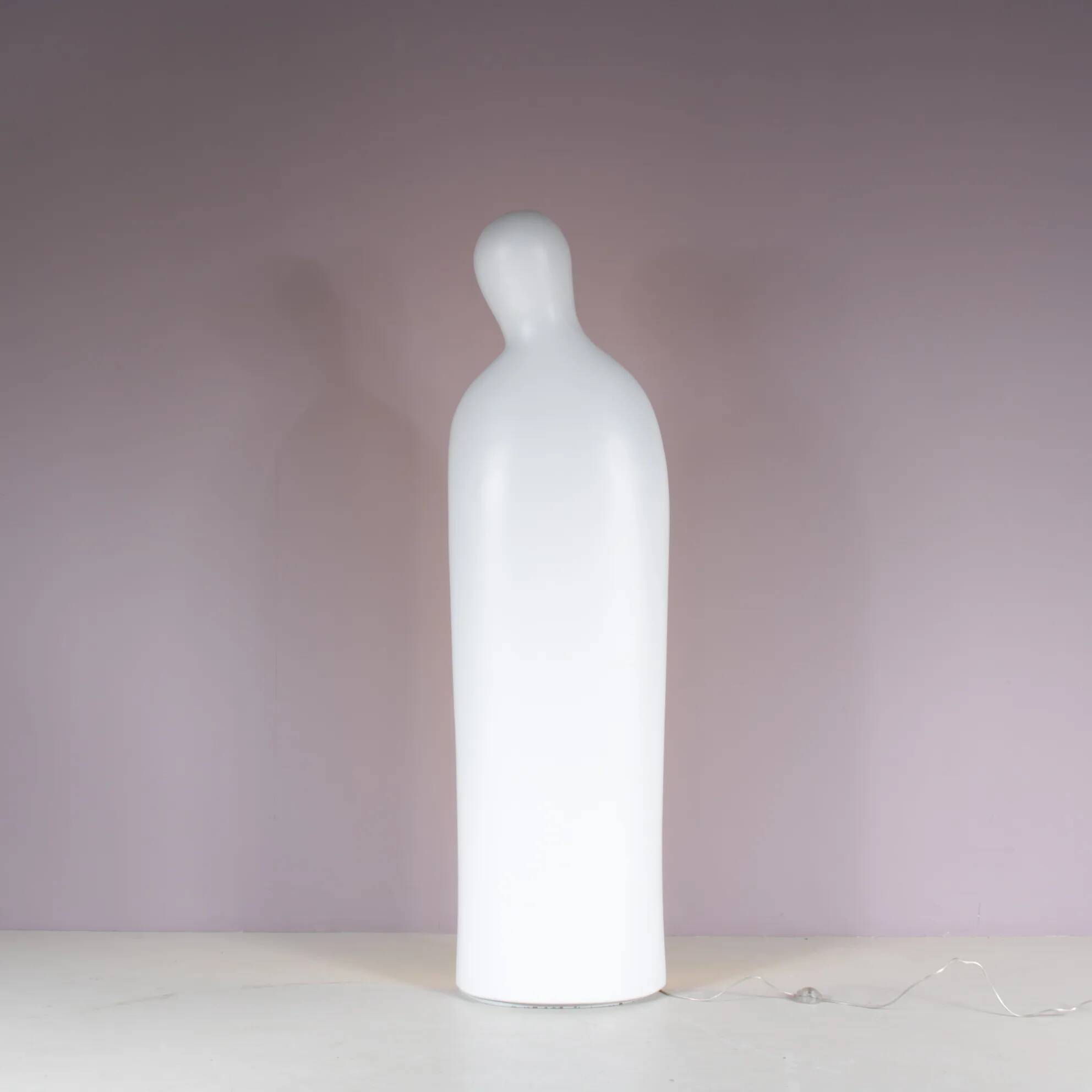 “Dulcinea” floor lamp by Mimmo Paladino for Danese, Italy 2000s