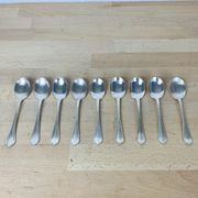 8 petites cuillers Christofle Spatours métal argenté