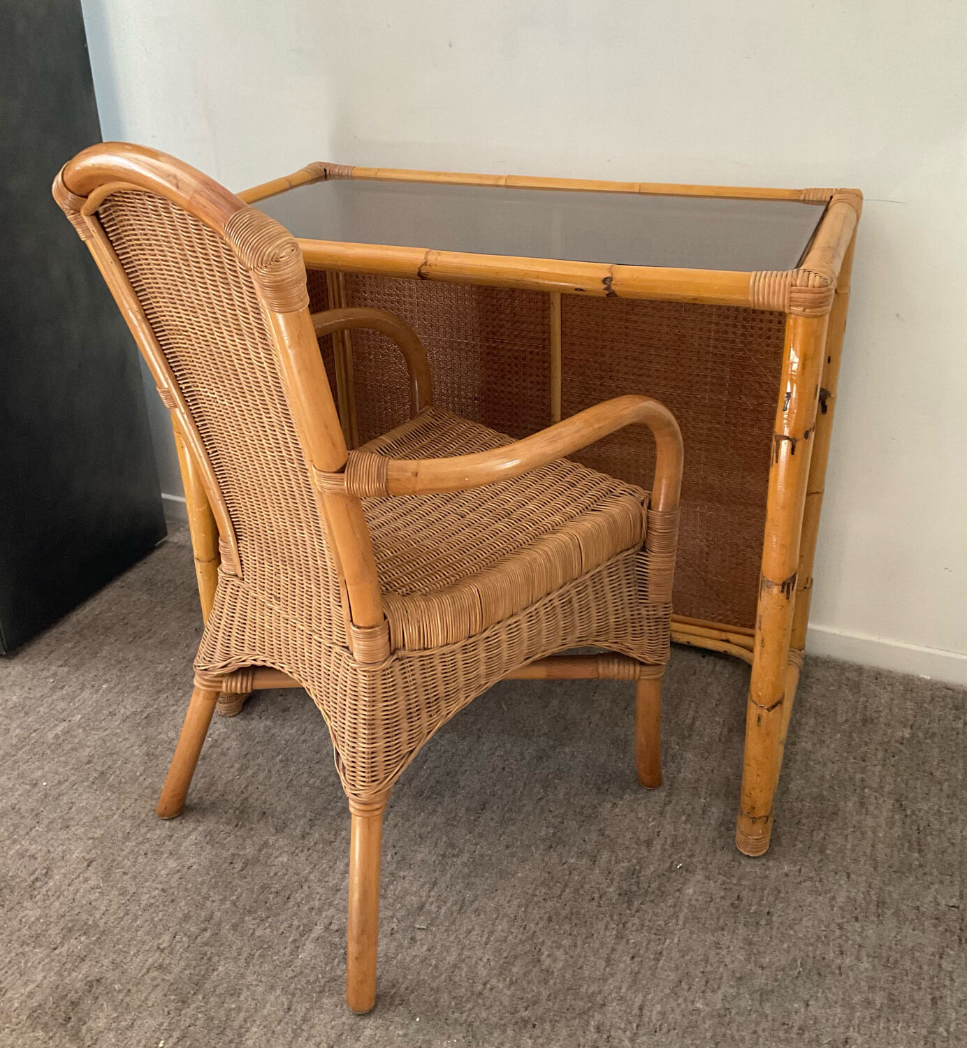 Mobilier industriel - Coiffeuse scandinave en teck - 1960