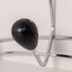 Porte-manteaux mural chrome