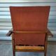 Authentic old vintage reclining relax armchair in very good condition