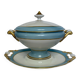 Limoges, soup tureen on stand, porcelain, early 20th century.
