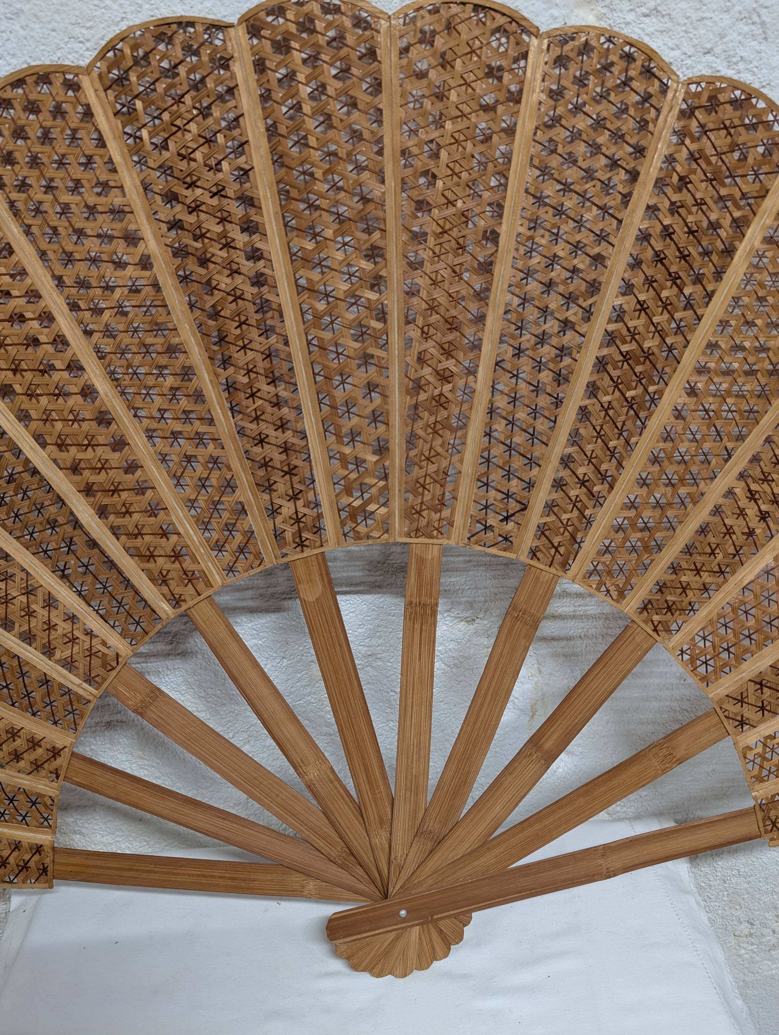 Ancient giant bamboo fan