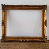Gilded and molded wooden frame