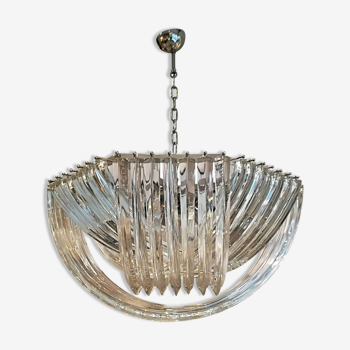 Curved crystal of Murano chandelier