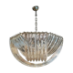Lustre en cristal courbé de Murano
