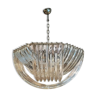 Curved crystal of Murano chandelier