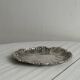 round plate shell decoration silver-plated