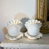 Set 2 shell lamps