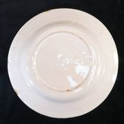 Plate in faience hr quimper decoration of breton