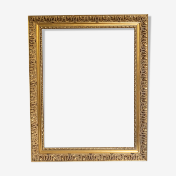 Old gilded frame with moldings