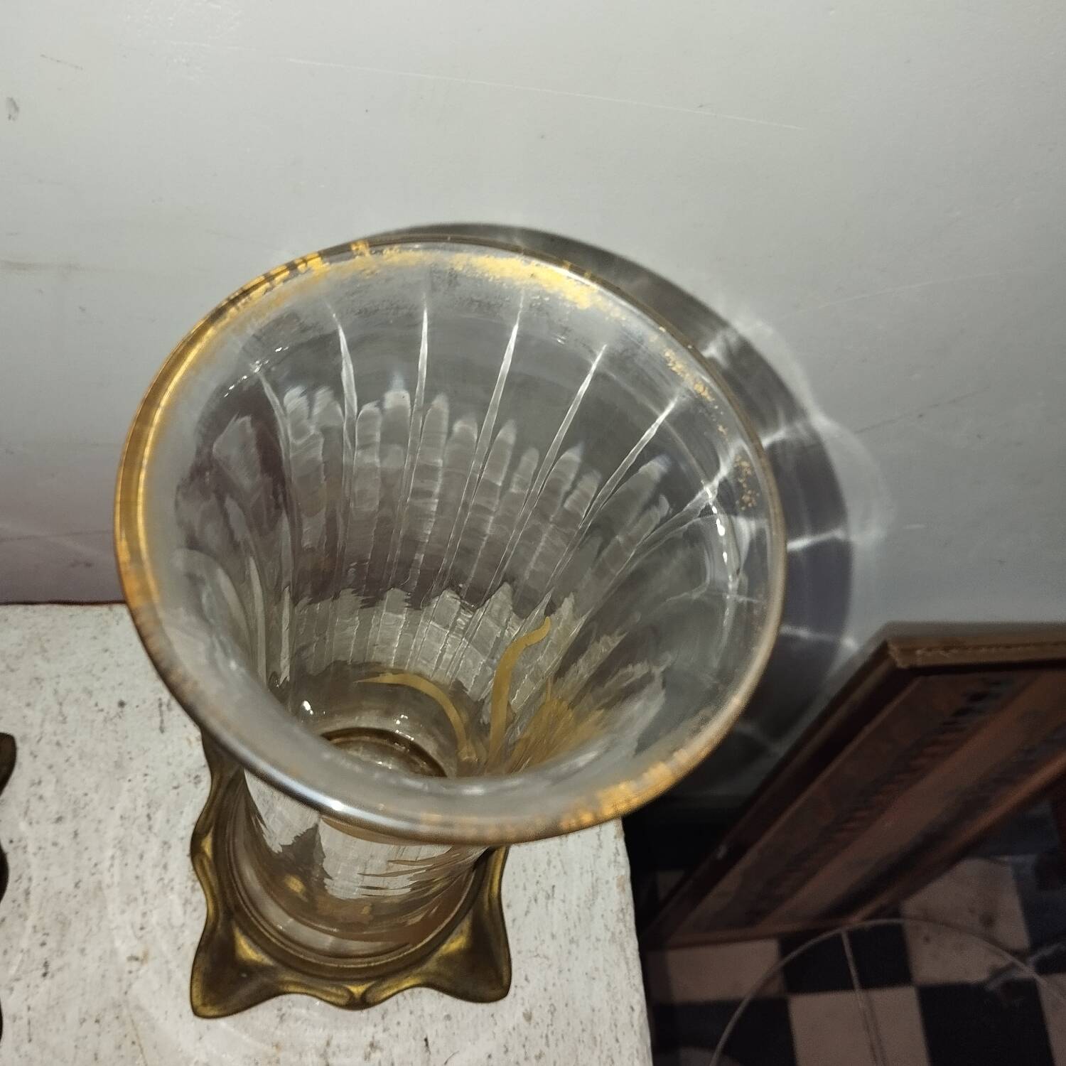 Paire de vases émaillés art-nouveau