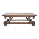 Solid oak coffee table
