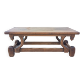 Solid oak coffee table