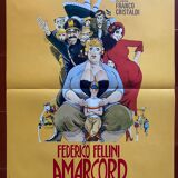 Original cinema poster "Amarcord" Federico Fellini 60x80cm 1973