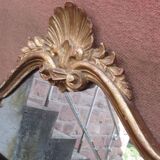 Louis XV-style golden mirror