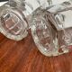 Pair of vintage vases in molded glass paste 70s