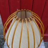 Rattan lamp Louis Sognot