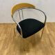 Dining set, mid-century, chrome tube frame, 1980s