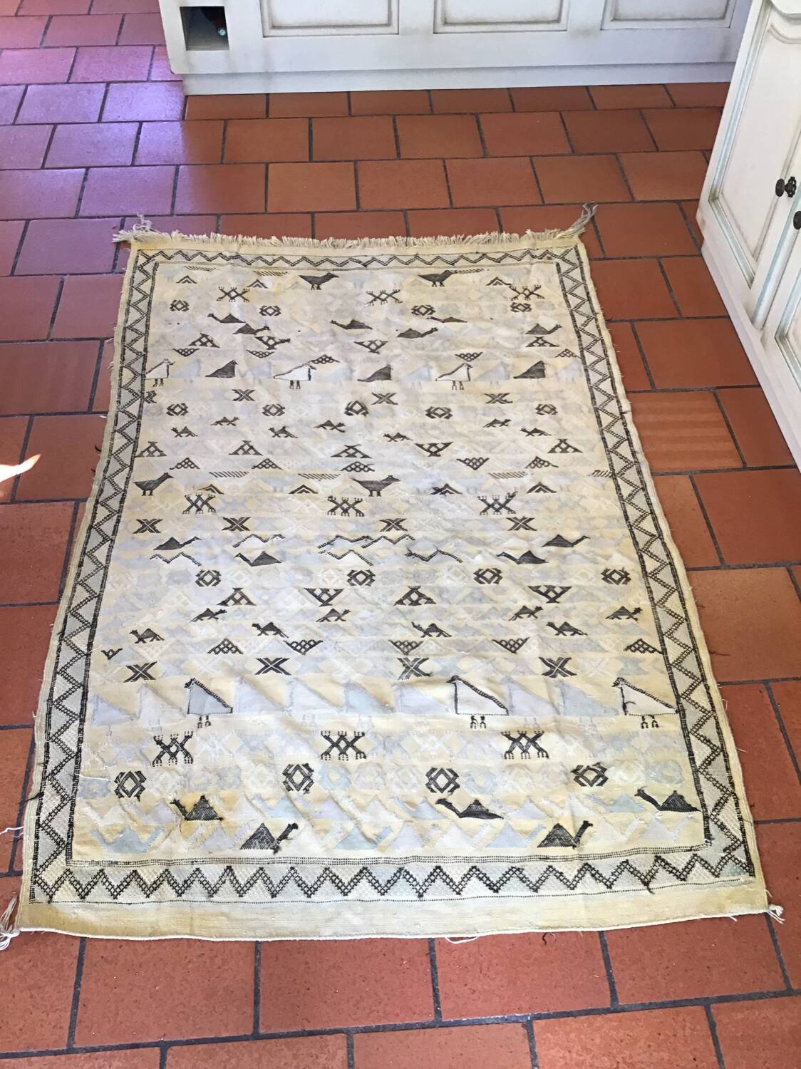 Vintage Berber rug