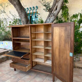 1950 oak administration cabinet