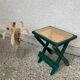 Folding stool in vintage canning