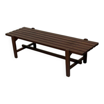 Vintage teak bench, Denmark, 1960s