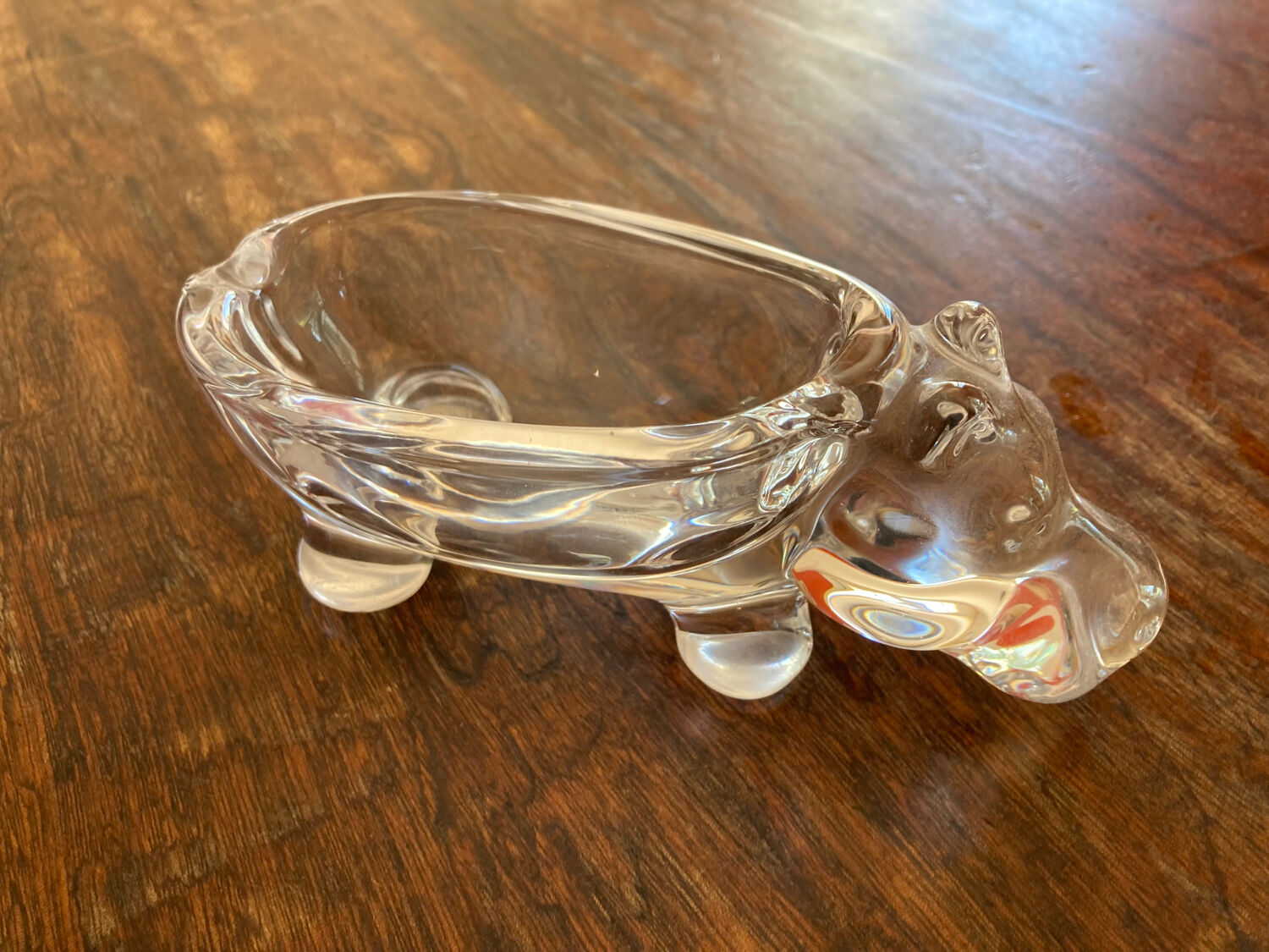 Empty pocket hippopotamus crystal art vannes france