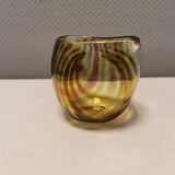 Beautiful mouth-blown vase in beautiful colours.