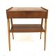 Table de chevet scandinave en teck, AB Carlströms, Suède, 1960