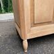 Art Deco buffet renovated in solid oak and breccia marble from the 1930s.