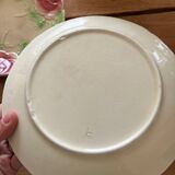 Assiettes en barbotine