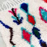 Tapis berbère marocain coloré Azilal 1,18x0,79m