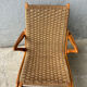 Woven rope armchair, Netherlands, 1950