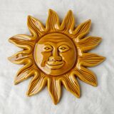 Ceramic wall sun