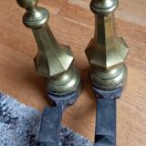 Pair of andirons