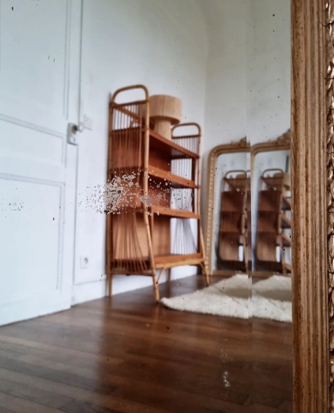 Old mirror Napoleon III