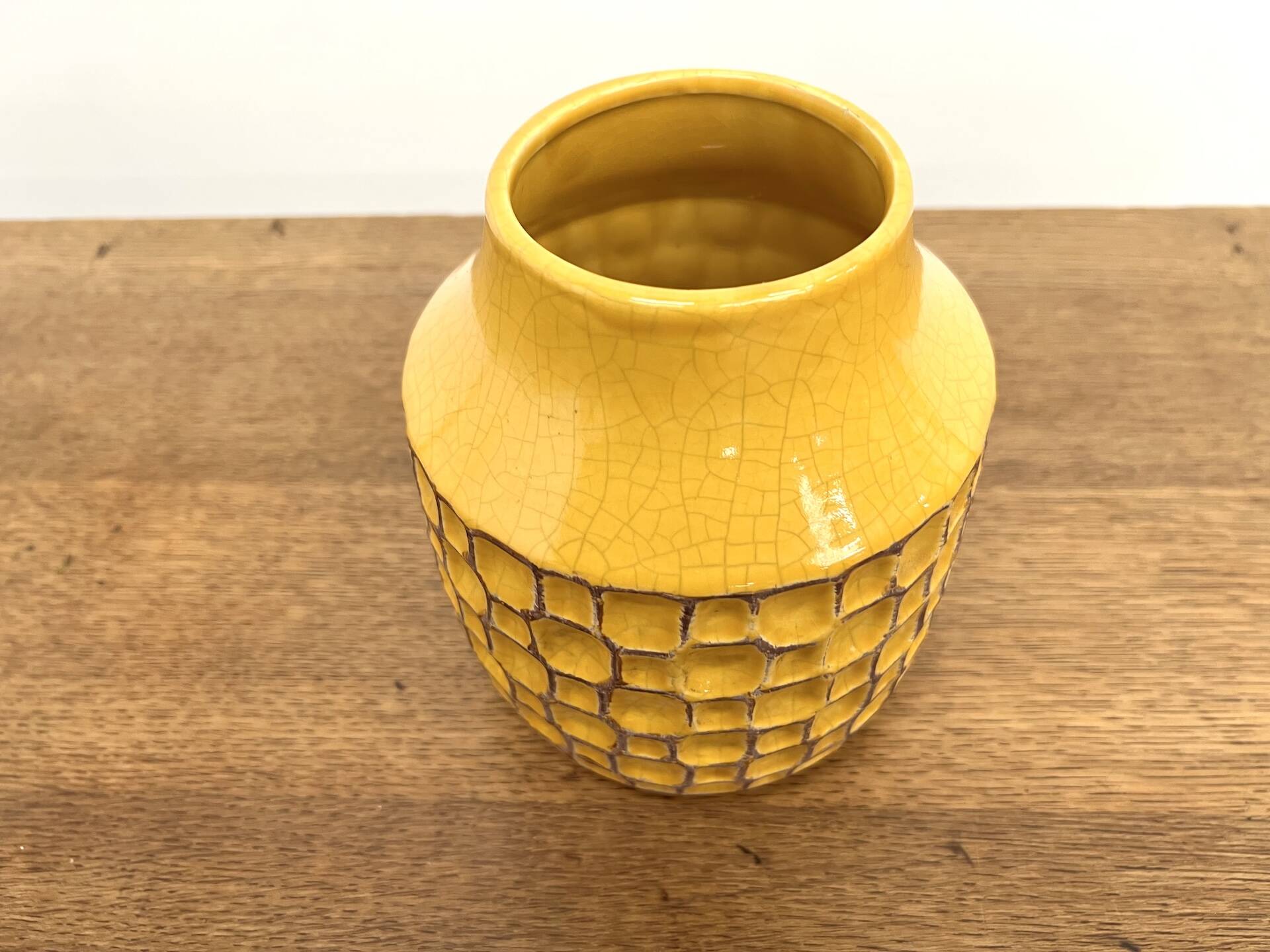 Ceramic vase from Vallauris, 1970s