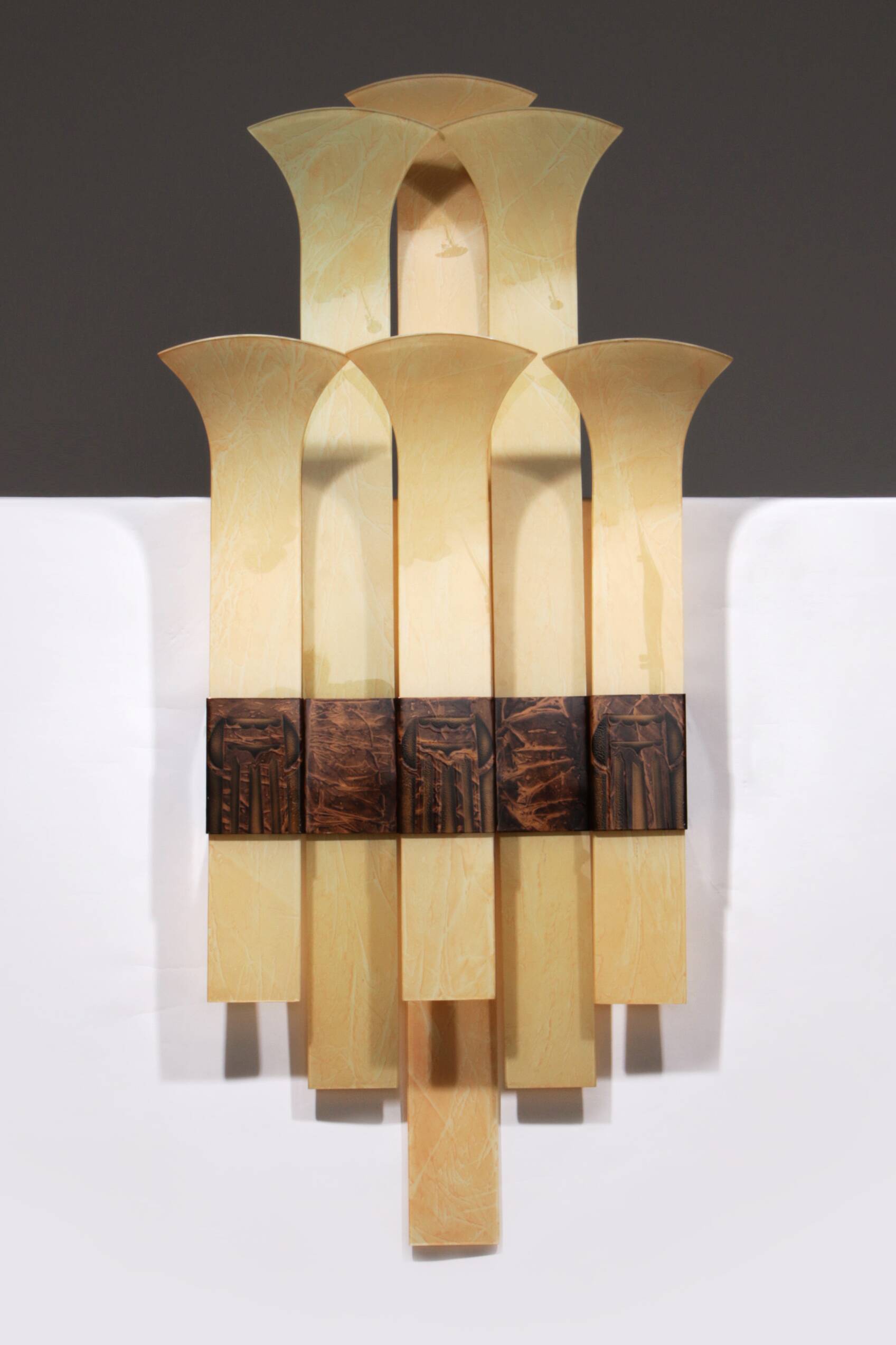 Very large, rare wall lamp from the Thalia Theater IJmuiden, 1930